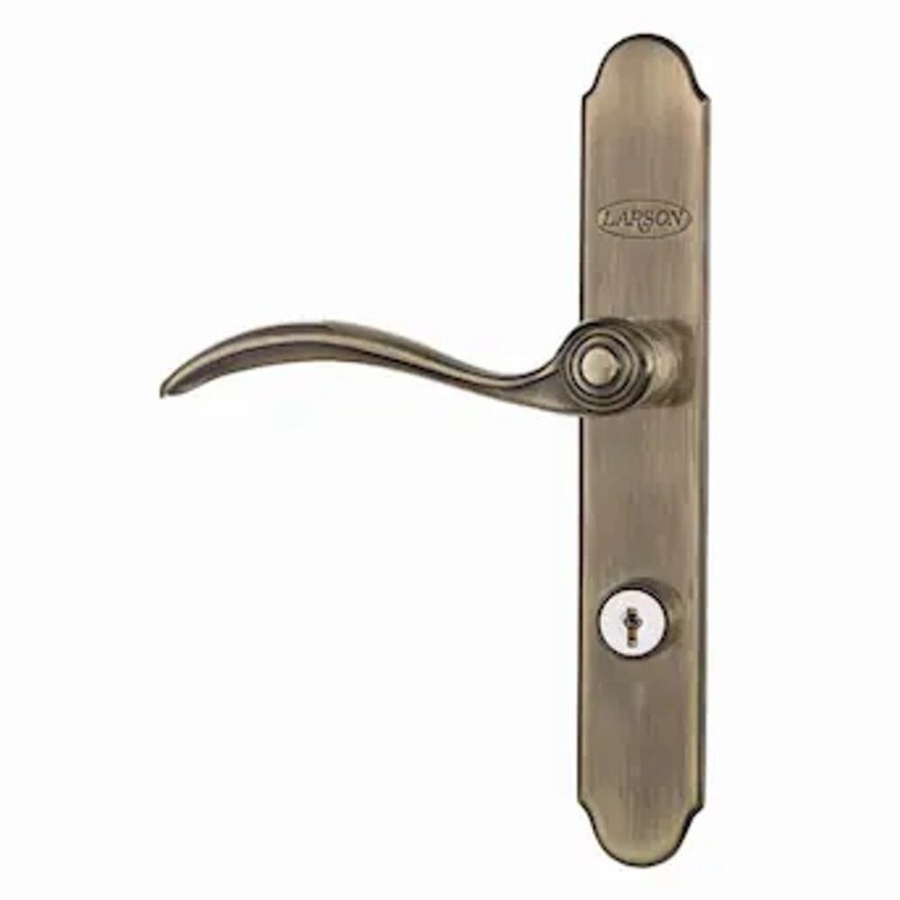 Larson QuickFit Curved Antique Brass Handle
